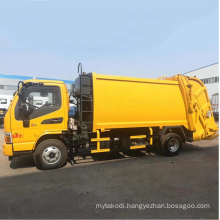 Automatical Electrical compressed rubbish vehicle Environmental Friendly Carriage Removable  Garbage Truck